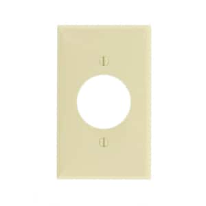 Leviton 80720-I 1-Gang Receptacle Wall Plate - Ivory - Sonic Electric