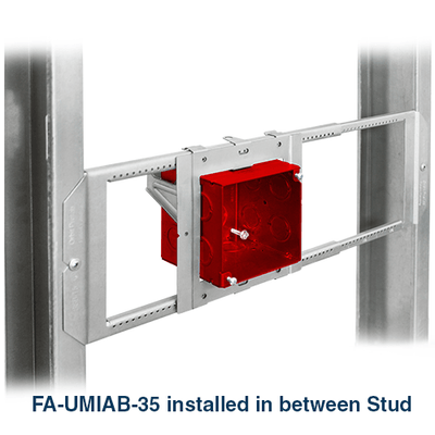 Orbit 3-1/2" Deep, 4" Welded Square Box with Built-in Adapter - Universal Mounting Internal Adjustment Boxes - Sonic Electric