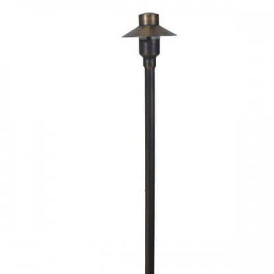Orbit B224 Solid Brass Mini Mushroom Landscape Path Light - Sonic Electric
