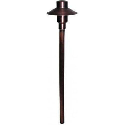 Orbit B224 Solid Brass Mini Mushroom Landscape Path Light