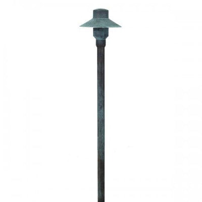 Orbit B224 Solid Brass Mini Mushroom Landscape Path Light - Sonic Electric