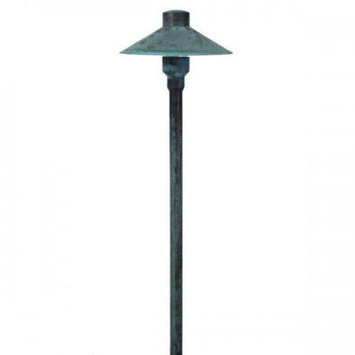 Orbit B225 Solid Brass Large Mushroom Landscape Path Light - Sonic Electric