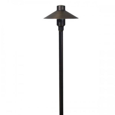 Orbit B225 Solid Brass Large Mushroom Landscape Path Light - Sonic Electric