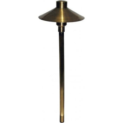 Orbit B225 Solid Brass Large Mushroom Landscape Path Light