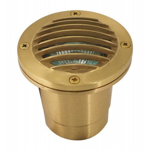 Orbit B5012 Cast Brass 12V MR16 35W Well Light with Louver - Sonic Electric