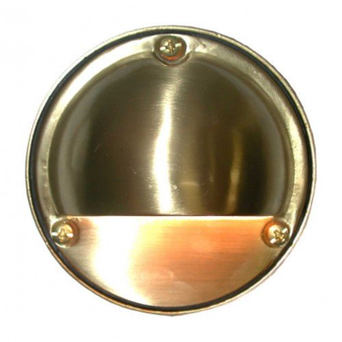Orbit B7011 Solid Cast Brass 4" Surface Moon Wall/Step Light - Sonic Electric