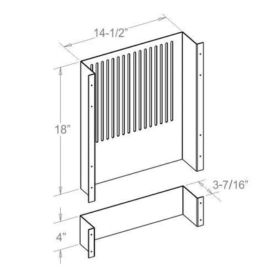 Orbit Load Center Bracket for 16‚¬� Stud Bays - 10 Pack - Sonic Electric