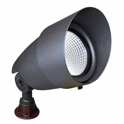 Westgate LFLV-7W-30K 12V Integrated LED Landscape Uplight Outdoor Lighting - Bronze