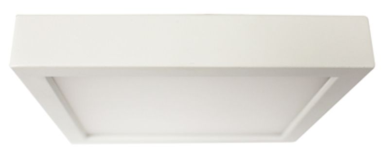 Westgate FML-S6-11W-30K 6” Square Architectural Die-Cast LED Flush Mount Fixture Residential Lighting - White