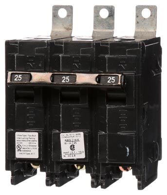 Siemens B325H 25-Amp 3-Pole 240V Bolt-in Circuit Breaker - Sonic Electric