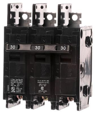 Siemens BQ3B030 30-Amp 3-Pole 240V Circuit Breaker - Sonic Electric