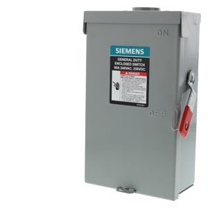 Siemens GF322NRA 60-Amp Low Voltage Outdoor Safety Switch - Sonic Electric
