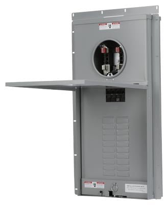 Siemens MC2040B1200F 200 Amp 20-Space 40-Circuit Outdoor Overhead Flush Meter Combination Load Center with Main Breaker - Sonic Electric