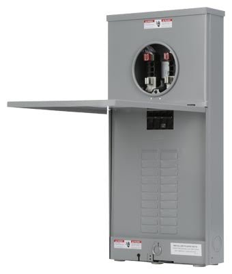 Siemens MC2040B1200S 200-Amp 20-Space 40-Circuit Indoor Overhead Surface Meter Combination Load Center with Main Breaker - Sonic Electric