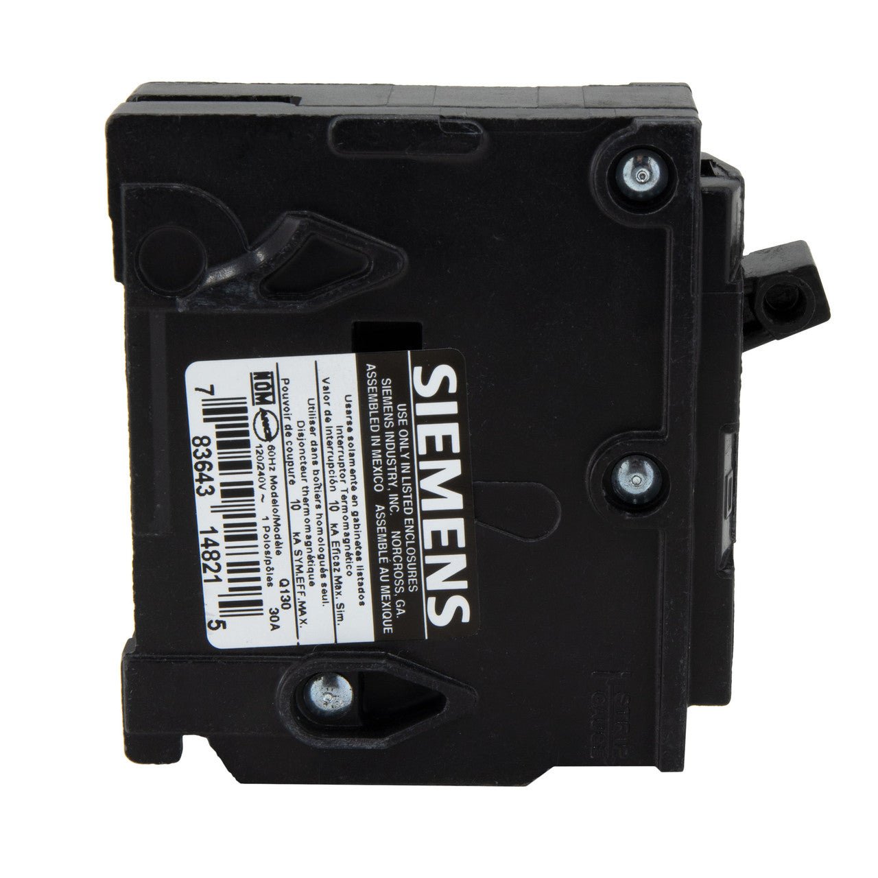 Siemens Q130 30-Amp 1-Pole Type QP Circuit Breaker - Sonic Electric