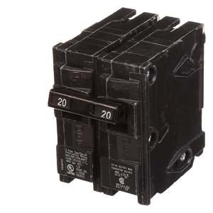 Siemens Q220H 2-Pole 20-Amp Type QP Circuit Breaker - 22K - Sonic Electric