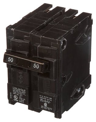 Siemens Q250 50-Amp 2-Pole Type QP Circuit Breaker - 1 Pack or 6 Pack - Sonic Electric