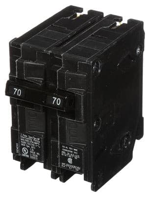 Siemens Q270 70-Amp 2-Pole Type QP Circuit Breaker - 1 Pack or 6 Pack - Sonic Electric