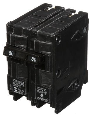 Siemens Q280 80-Amp 2-Pole Type QP Circuit Breaker - 1 Pack or 6 Pack - Sonic Electric