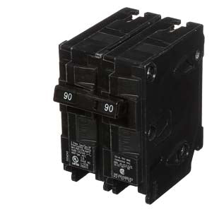 Siemens Q290 90-Amp 2-Pole Type QP Circuit Breaker - 1 Pack or 6 Pack - Sonic Electric