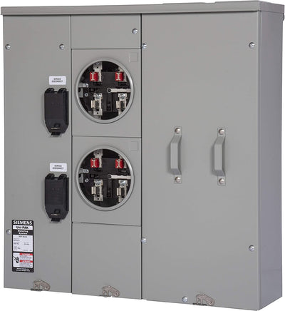 Siemens WEP4212 400-Amp 2-Gang 1-Phase Ring Type Cover, EUSERC Certified - Sonic Electric