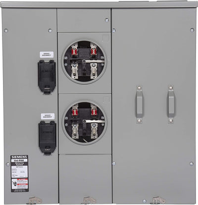 Siemens WEP4212 400-Amp 2-Gang 1-Phase Ring Type Cover, EUSERC Certified - Sonic Electric