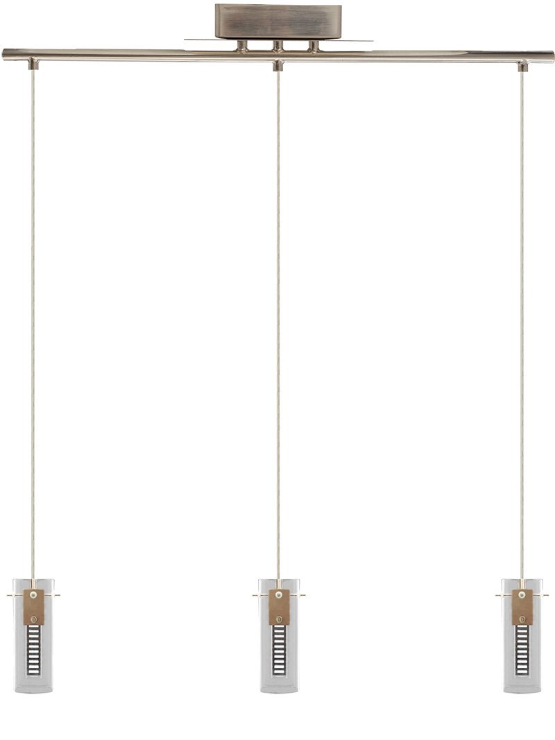 Westgate 36W Integrated Triple LED Hologram Pendant Light With Straight Bar - Sonic Electric