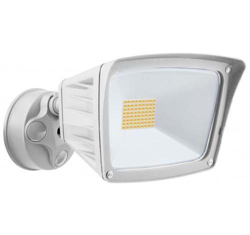 Westgate 40W White Led Security Lights With Optional Motion Sensor Or Photocell- 120V AC - Sonic Electric