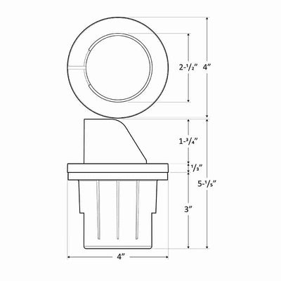 Westgate 6W Lens Integrated Aluminum LED Well Light - Sonic Electric