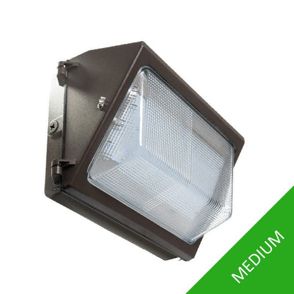 Westgate Multi-Wattage CCT Adjustable Non-Cutoff LED Wall Pack - Dark Bronze, UL Listed - Sonic Electric