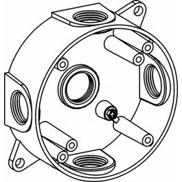 Westgate Round Extension Boxes 4" Deep, Multiple Sizes, Finish - Sonic Electric