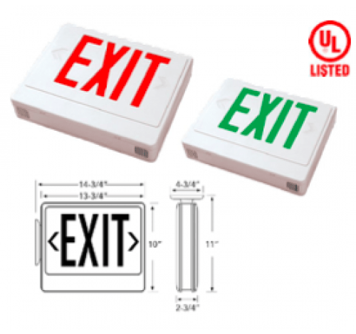 Westgate XT-RCGW-EM LED Exit Sign With Remote Capability 120~277V - Sonic Electric