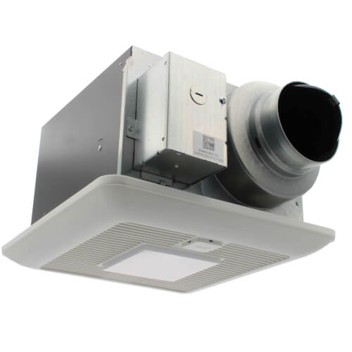 WhisperGreen FV-0511VKSL2 Select Multi Speed Ceiling Ventilation Fan + LED Light (50-80-110 CFM) - Sonic Electric
