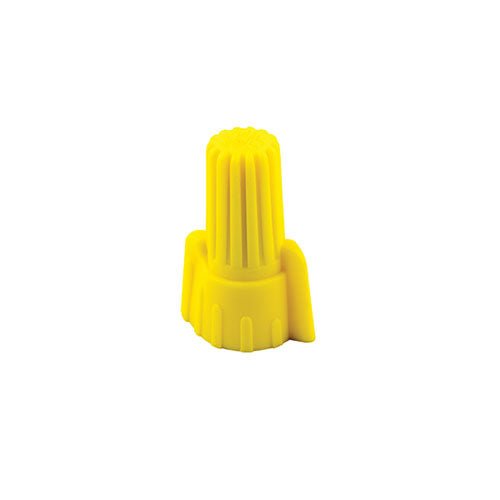 Yellow Twist-On Winged Wire Connecters - 100 or 500 Pack - Sonic Electric